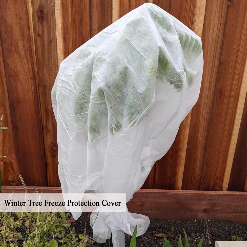 Vocray Frost Cloth Plant Freeze Protection, 10x50 Ft Floating Row Cover