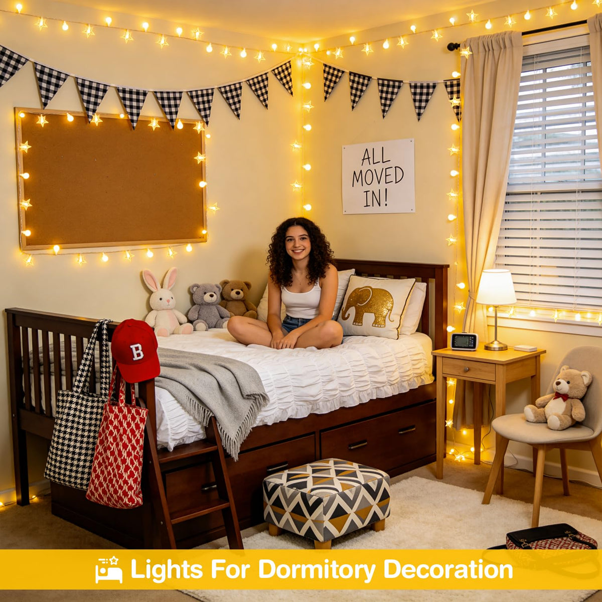 JMEXSUSS 100 LED Globe Star String Lights