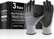 Safety Work Gloves MicroFoam Nitrile Coated-3/6/12/36 Pairs,Breathable Nylon Working Gloves for Men Women