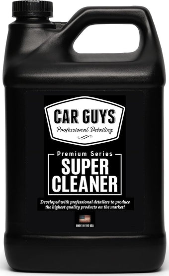 CAR GUYS Super Cleaner 1 Gallon Refill | Effective Car Interior Cleaner | Leather Car Seat Cleaner | Stain Remover for Carpet, Upholstery, Fabric, and Much More! | 1 Gallon (Sprayer Not Included)