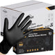 TitanFlex Disposable Nitrile Exam Gloves, 6-mil, Black, Heavy Duty, Latex Free, Food Safe for Cooking & Food Prep