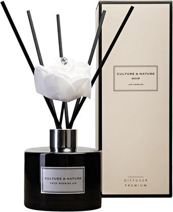 CULTURE & NATURE Reed Diffuser Set (6.7oz, Crisp Morning Air)