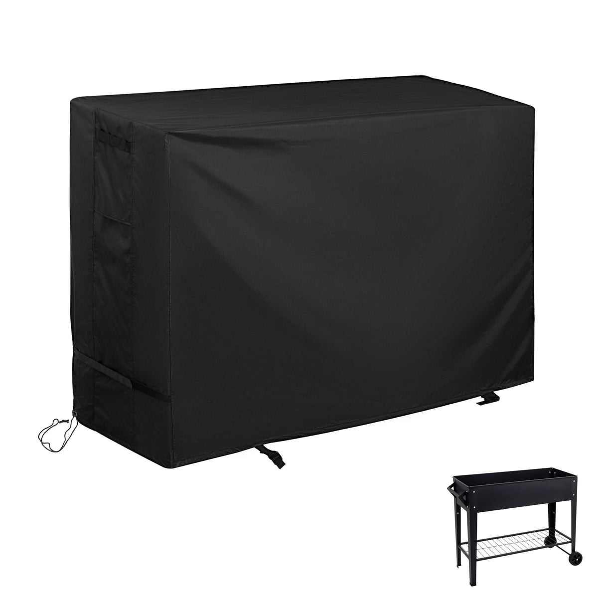 Starcrew Outdoor Raised Garden Bed Cover for LEETOLLA Elevate 32" Raised Garden Bed, Outdoor Planter Box Stand Cover for Mobile Elevated Wood Planter/Planting Bed-Waterproof All Weather Protection