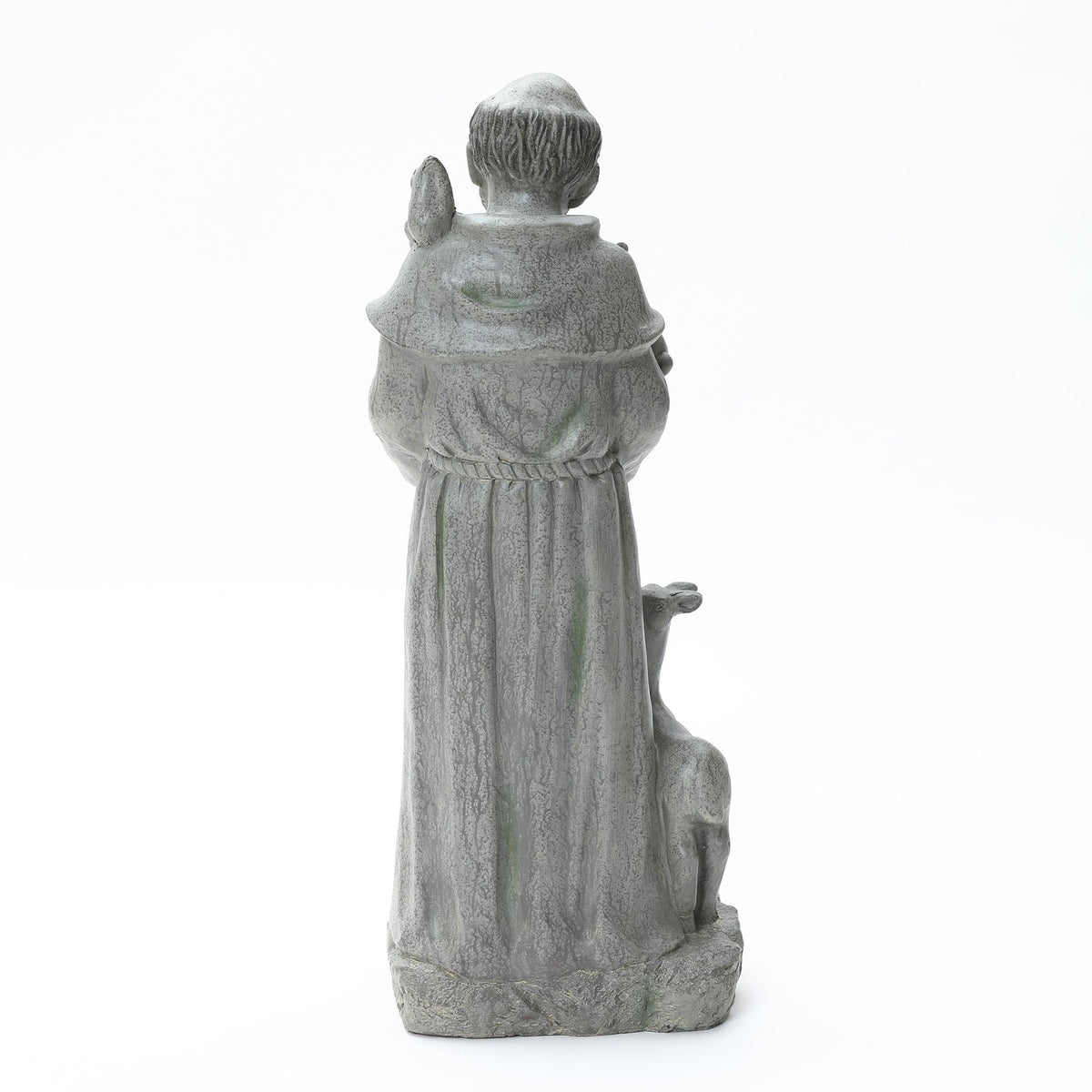 LuxenHome 27.6" Outdoor St. Francis Statues, Outdoor Garden Sculptures