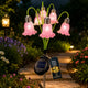 Solar Flower Lights Outdoor Garden Decorations Waterproof Stake Decor