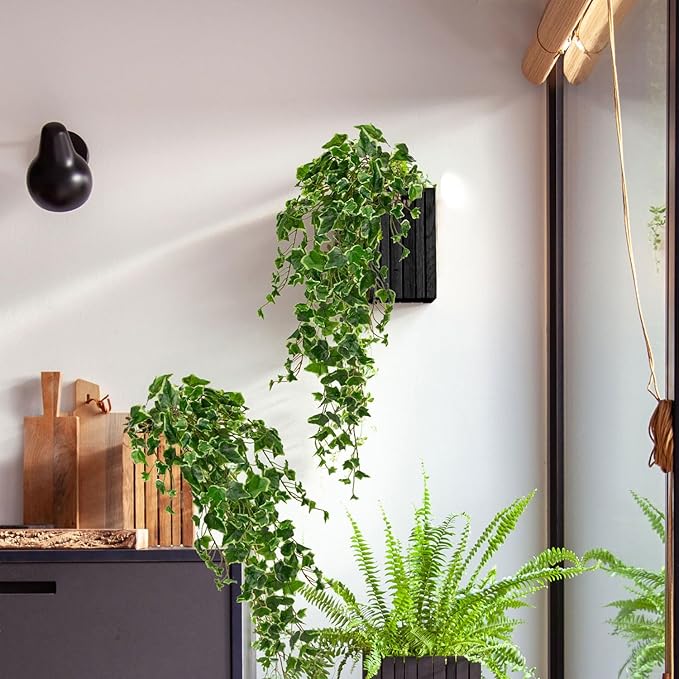 Hollyone Artificial Hanging Plants 36" Fake Ivy Vine Faux Ivy Leaves Hanging Plant Greenery for Wall House Room Patio Indoor Outdoor Home Shelf Office Wedding Decor