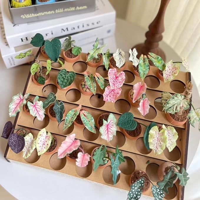 Yuvori Mini Terracotta Pots – Small Clay Flower Pots for Succulents, Cactus, DIY Crafts, Fairy Garden, School Projects, Mini Planters, Set of 30 (Classic Cylinder, 1.2 Inch)