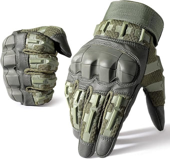WTACTFUL Rubber Guard Tactical Gloves for Men Touchscreen Airsoft Motorcycle Hunting Outdoor