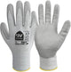Cut Resistant Work Gloves, ANSI A6, PU Coated Palms for Flexible No Slip Grip, Food Grade, Abrasion Resistant