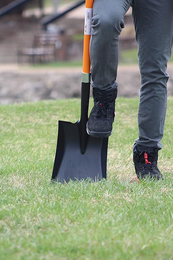 Ashman Transfer Shovel (2 Pack) – 41 Inches Long D Grip with Durable Handle – A Premium Quality Multipurpose Shovel for Heavy Duty Construction, Farming, and Outdoor works, Gardening, Landscape works.
