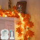 suddus 33FT 100 LED Maple Leaf String Lights Battery Operated Copper Wire