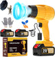 Hand Held Leaf Blower Cordless With Battery And Charger 990,000 RPM Small Portable Mini Bullseye Turbo Jet Blower For Makita 18V Battery Electric Powered Lightweight Lawn Car Yard Snow Patio Dust Tool