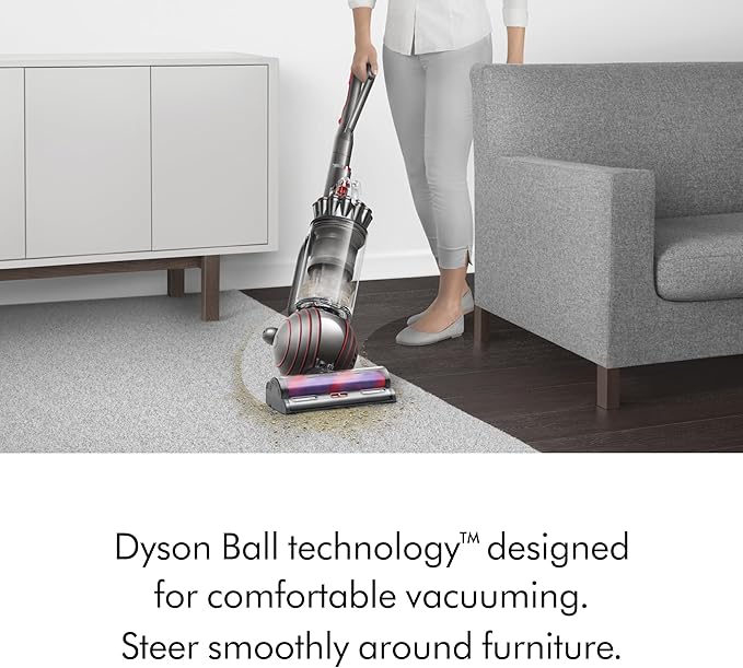 Dyson Ball Animal 3 Upright Vacuum, Corded, 290AW, De-tangling Motorbar Cleaner Head for All Floors, 3 Suction Modes