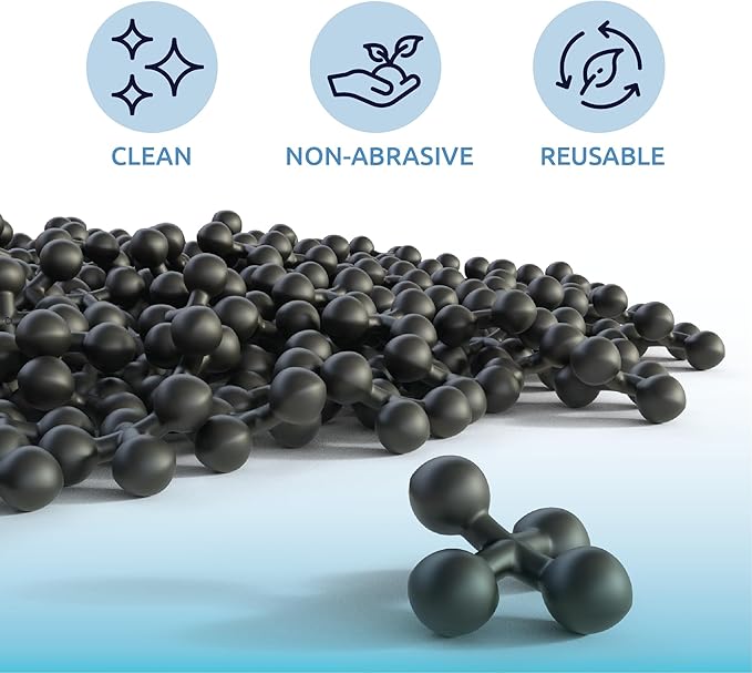 TetraBase Hydroponic Grow Media 1 Liter Bag | Reusable, pH Neutral, Non-Porous, Clean, Interlocking. Deep Water Culture DWC and Recirculating Deep Water Culture RDWC Grow Media (6 Liter)