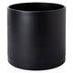 D'vine Dev 14 Inch Black Plastic Planter Pots for Plant Pot with Drainage Hole and Seamless Saucers, 74-X-B-4