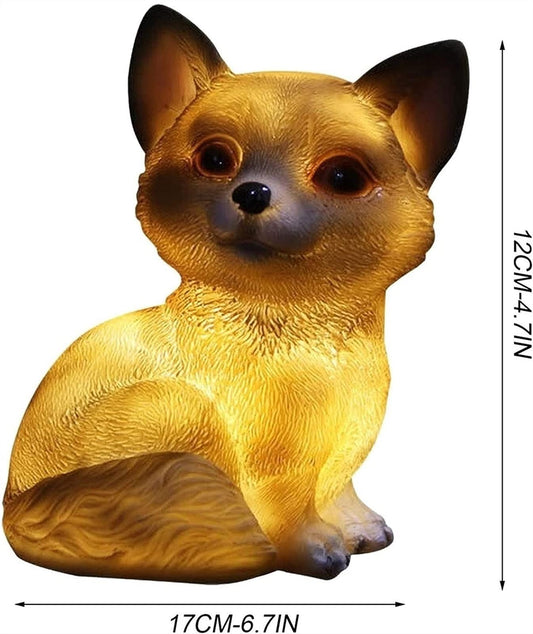 Outdoor Solar Garden Lights, Yard Decorations Small animals Statue Lamp Up to 8 Hrs Long Last Auto On/Off Waterproof Night Light Path Landscape Decoration (Color : Rabbit)