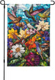 Hummingbird Garden Flag Small Flag Vertical Double Sided Outdoor Yard Flags 12.5x18 Inch for Decorative House Lawn