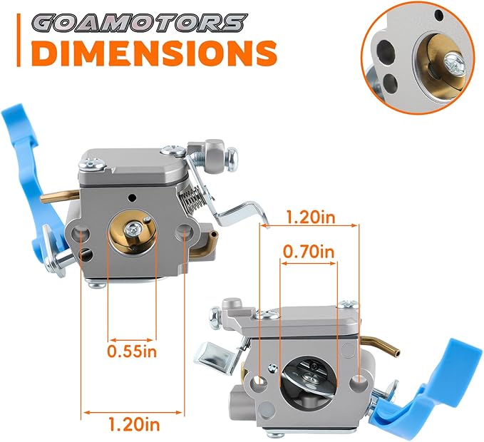 125B Carburetor 590460102 with Air Filter Fuel Line Kit Fit for Husqvarna 125B 125BX 125BVX Leaf Blower Trimmer for Zama C1Q-W37 Air Filter Cover for Craftsman 358794810 358794811 Blower