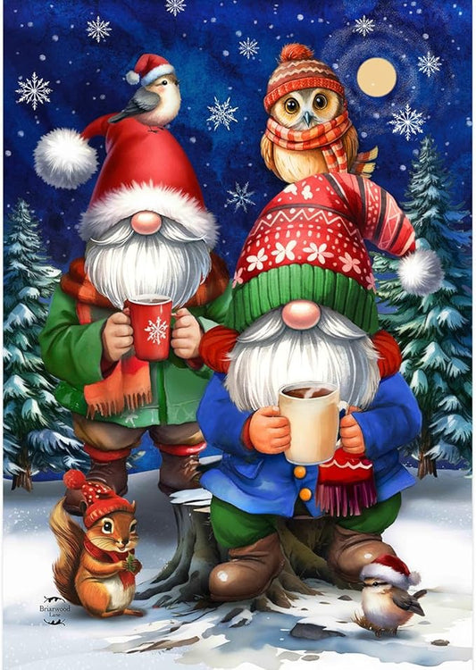 Briarwood Lane Warm Wishes Gnomes Garden Flag