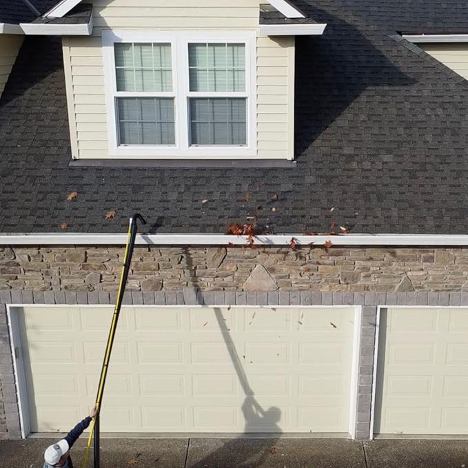 ArloCatcher 2-Story High Gutter Cleaning Kit for Kobalt 80V 630 CFM Leaf blowers, KHB 6380-06, KHB 25280-06, KHB 4080-06, Clean Two-Story Gutters from Ground, Extension Pole Not Included