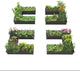 A ANLEOLIFE 4 Set U-Shaped Galvanized Raised Garden Beds Outdoor,6x6x1.5ft Large Metal Planter Box for Planting Vegetables Flowers Herb, Anti-Rust & Easy-Setup, Quartz Grey