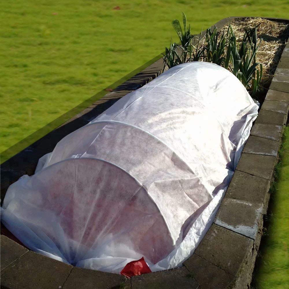 Agfabric Plant Covers Freeze Protection Row Covers 1.5oz 16'x25' Frost Cover for Freeze Protection,Frost Cloth for Plants,White