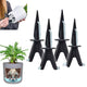 GreenShip 4 Pack Self Watering Spikes for Indoor & Outdoor Plants, Automatic Plant Watering Stakes, Patented Wick Spikes, Vacation Use (Large(for Height 17"+ Planter))