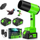 Leaf Blower Cordless, Handheld Leaf Blower with 2 X 4.0Ah Battery and Charger, 6 Speed Modes, Lightweight Blowers for Lawn Care, Patio, Yard, Dust,Blowing Leaves,Snow