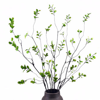 MISSWARM Faux Eucalyptus Stems for Vase, Artificial Greenery Branches 5pcs