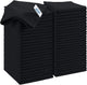 HOMEXCEL Black Microfiber Cleaning Cloth, 50 Pack Cleaning Towels for Kitchen, Lint Free, Scratch-Free, Highly Absorbent, and Reusable Cleaning Rags for House, Window and Glass, Cars, 11.5 X11.5 inch