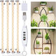LED Grow Light Strips for Indoor Plants Full Spectrum 3500K, 192 LEDs Plant Light Bar with 3/9/12H Timer, 10 Dimmable Levels for Seedling Succulent, 13 Inches, 4 Head