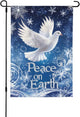 Snow And Dove Garden Flag 12x18 Inch Double Sided All-Weather Polyester Outdoor Flag For Patio Lawn Yard And Garden Welcome Decor