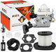 HUZTL BG86 Carburetor for Stihl BG86C SH86 SH86C BG86CE BG86Z BG86CEZ Leaf Blower Carb Replace C1M-S261B 4241-120-0623 4241-120-0616 with Air Filter Tune Up Kits