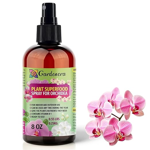 𝐁𝐄𝐒𝐓𝐒𝐄𝐋𝐋𝐄𝐑 Plant Superfood for ORCHIDEA Plants with B1 Vitamin, Glucose and Essential Minerals - Organic Plant Food Fertilizer for Indoor & Outdoor ORCHIDEA Plant Care - 8oz