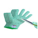 2 Pairs Cut Resistant Gloves for Kids 10-13 Years, Level 5 Protection Cutting Gloves Food Grade for Cooking, Whittling, Wood Carving, Gardening and DIY(Green-XS)