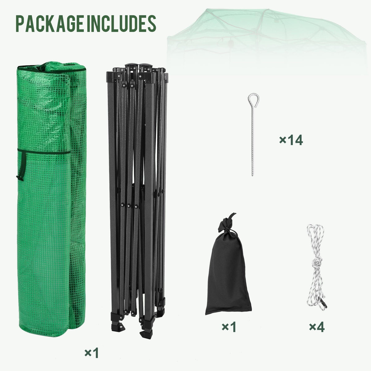 Yardsight 11 x 8.5 ft Portable Pop-up Walk-in Greenhouse