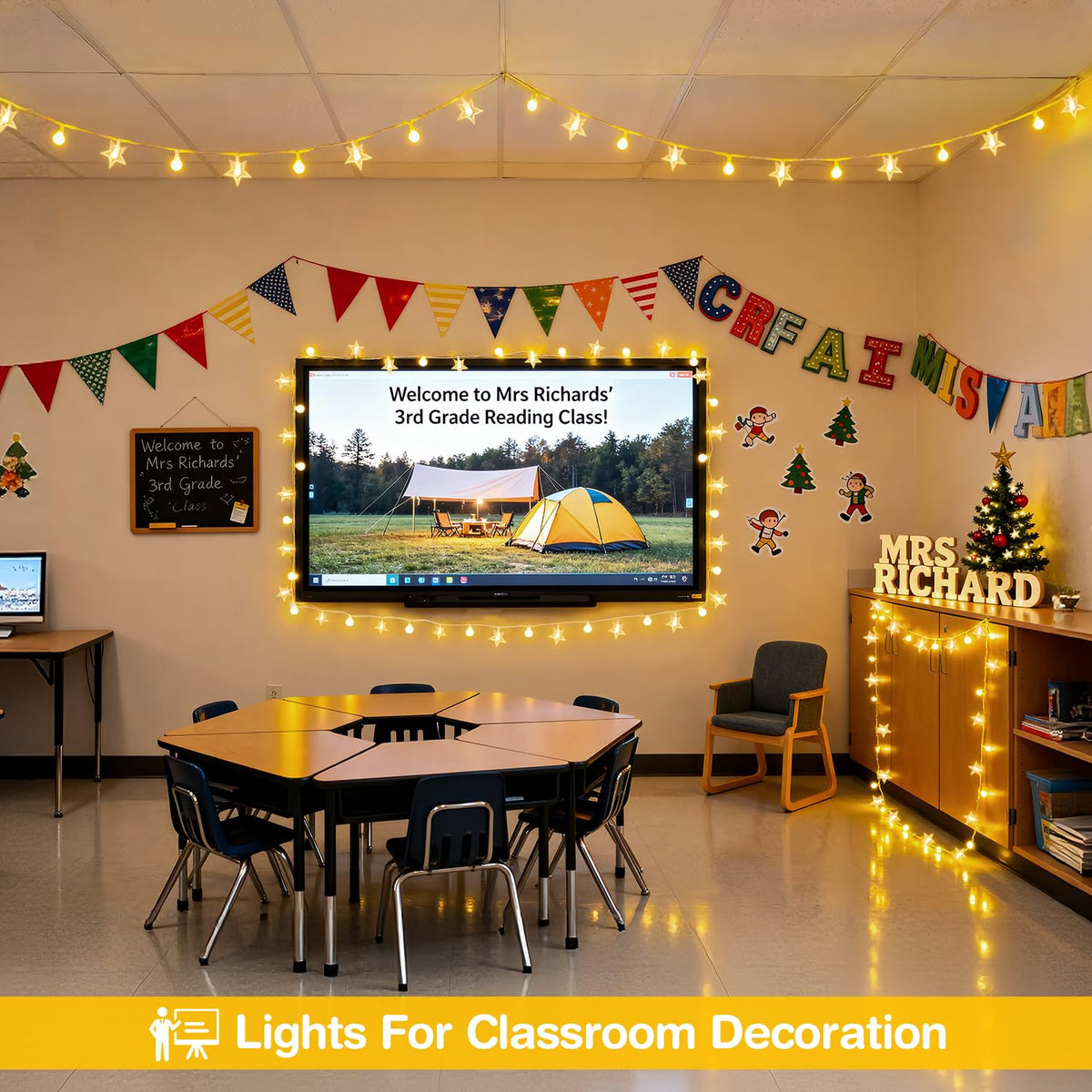 JMEXSUSS 100 LED Globe Star String Lights