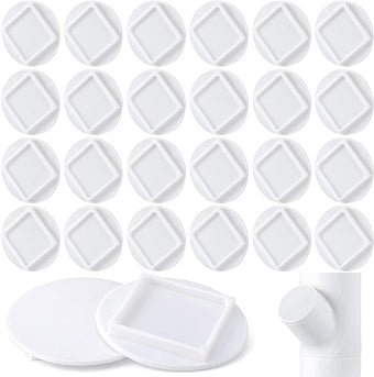 EBaokuup 24 Pcs Hydroponics Pod Caps with Colored Lables, Grow Cubes Cap Compatible with yPod, Plant Grow Pods Cover for Garden Hydroponics Growing System