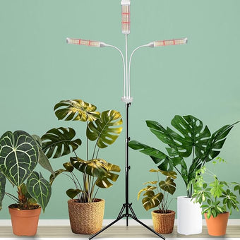 Secefeao Grow Lights for Indoor Plants Full Spectrum, LED Plant Light with Stand, Adjustable Height, Plant Grow Lights with Auto 4/8/12/H Timer for Indoor Tall Plants(315 LEDs-White)