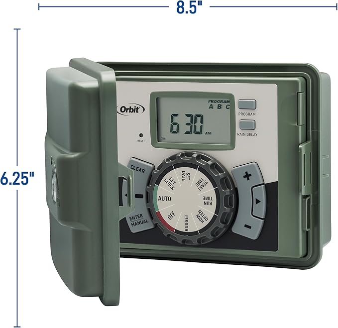 Orbit 57899 9-Station Outdoor Swing Panel Sprinkler System Timer