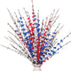 10 Pcs 29" Jasmine Artificial Flowers Red White Blue Artificial Jasmine Fall Flowers for Wedding Bouquets Home Office Party Table Centerpieces Vase Decor