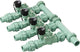 Orbit 57257 4-Valve Preassembled Sprinkler Manifold – Easy Install, Smart Controller Compatible, Works with PVC & Poly Pipe, Includes 4 in-Line Valves