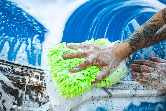 P&S Professional Detail Products Pearl Auto Shampoo – High-Foaming, pH-Balanced Car Wash Soap, Biodegradable, Safe for All Finishes, Lemon Scent, Foam Cannon & Bucket Wash - 1 Gallon