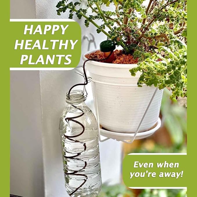 Blumat Classic Self-Watering Stakes - Automatic Drip Irrigation System for Indoor Plant Watering & Outdoor - Water Drip Solution for Potted Plants - Slow Release Stakes, 12 Pack, wo Adapter