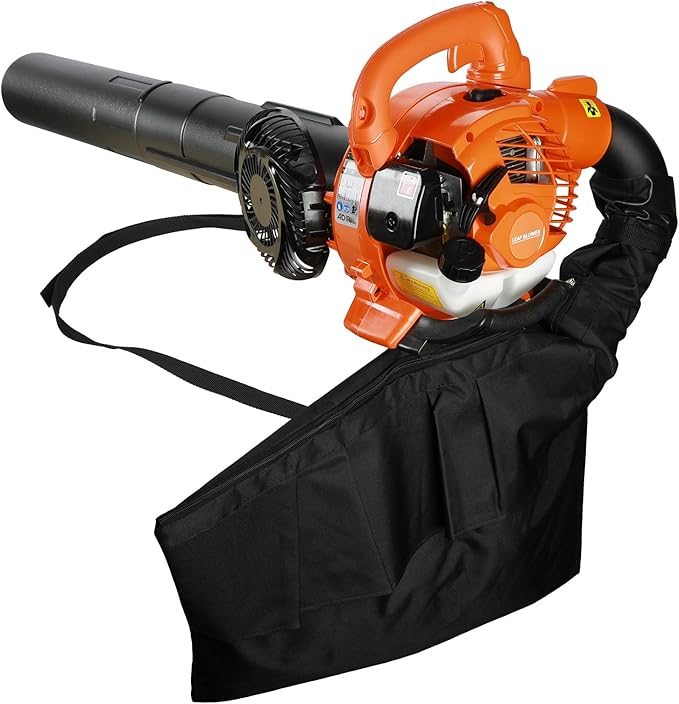 Leaf Blower & Leaf Vacuum Cordless,2 Stroke 424 CFM Handheld Leaf Blower,26CC Gas Powered Leaf Blower Dual-Purpose (Blowing and Suction) Cleaner with Collection Bag for Cleaning Leaf Snow