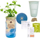 Modern Sprout Mason Garden Jar - Self-Watering Hydroponics Growing System Kit with Organic Herb Seeds - Jar Planter for Indoor Herb Garden - Seed Starter Kit - Home Decor & Gifting - Mint