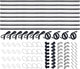 Barrina T5 Plant Lights for Indoor Growing, 4FT 160W (8 X 20W) Led Grow Light with Magnetic Design, Full Spectrum Grow Light Strip with Black Cover, Plug and Play, 5000K, 8 Packs