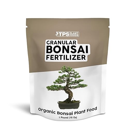 Bonsai Fertilizer, Organic Slow Release Dry Granular Plant Food for Bonsai Trees 1 lb (1 Pound)