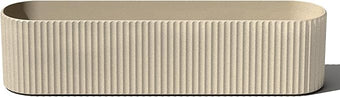 Veradek Demi Series Window Box Planter - Long Planter Box for Windowsill/Balcony | Durable Plastic-Stone Composite Material | Modern Décor for Flowers/Herbs