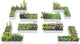A ANLEOLIFE 8-Piece 18 Inch Tall Antique White Raised Garden Beds Kit, L-Shaped & Rectangular Metal Planters – Ideal for Backyard Vegetables Flowers Herbs